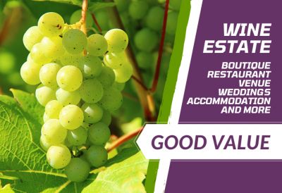 Wine Estae with Venue, Restaurant & Accommodation | AGF0520