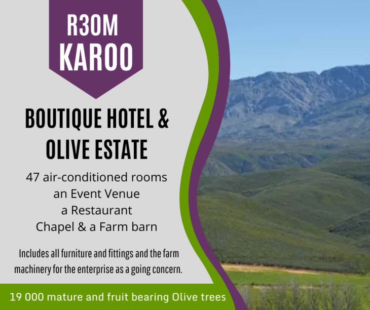 Karoo Boutigue Hotel &amp; Olive Estate | AGF0547