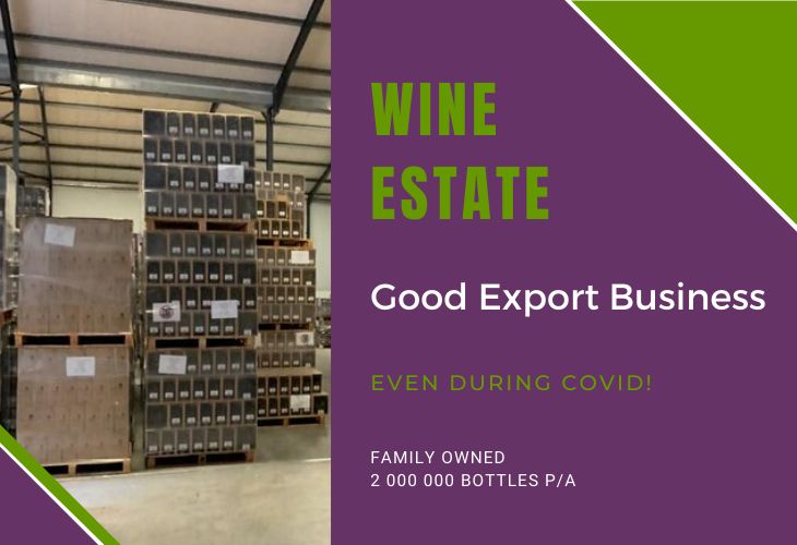 Wine Estate with Good export Business | AGF0371